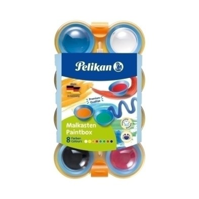 100401612-ACUARELAS PELIKAN 755 INFANTIL ESTUCHE 8 precio por 1 unidades