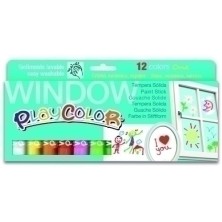 02011-TEMPERA PLAYCOLOR ONE WINDOW C/12 precio por 1 unidades