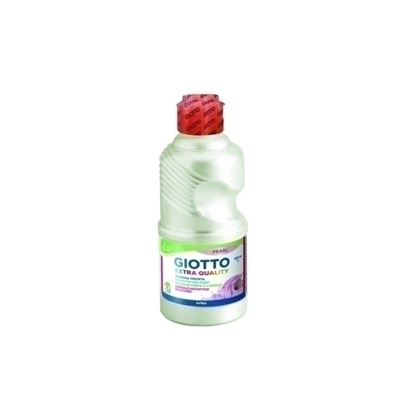 F53130100-TEMPERA GIOTTO LIQ.PEARL 250 ml BLANCO precio por 1 unidades