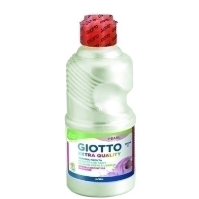 F53130100-TEMPERA GIOTTO LIQ.PEARL 250 ml BLANCO precio por 1 unidades