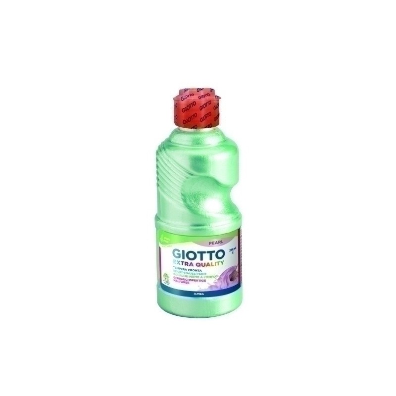 F53130300-TEMPERA GIOTTO LIQ.PEARL 250 ml VERDE CL precio por 1 unidades