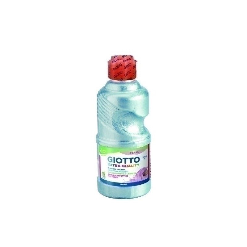 F53130400-TEMPERA GIOTTO LIQ.PEARL 250 ml AZ.CYAN precio por 1 unidades