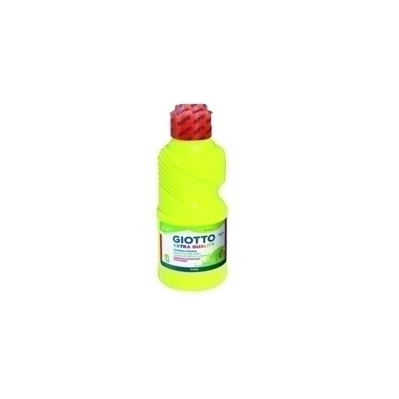 F53110100-TEMPERA GIOTTO LIQ.FLUO 250 ml AMARILLO precio por 1 unidades