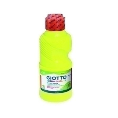 F53110100-TEMPERA GIOTTO LIQ.FLUO 250 ml AMARILLO precio por 1 unidades