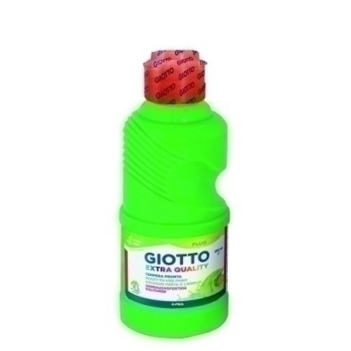 F53110200-TEMPERA GIOTTO LIQ.FLUO 250 ml VERDE precio por 1 unidades