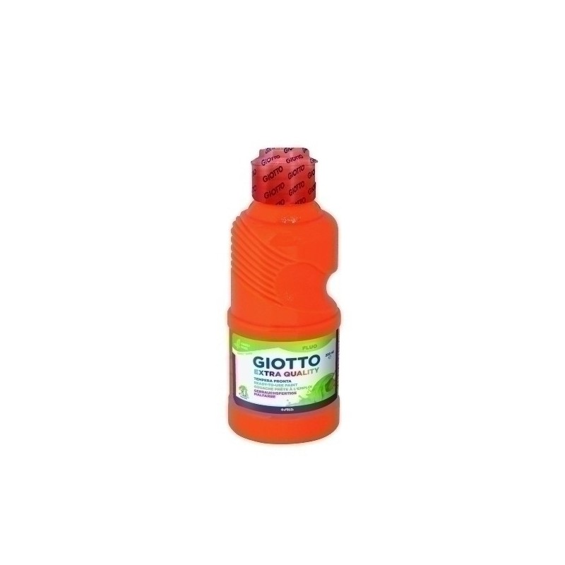 F53110300-TEMPERA GIOTTO LIQ.FLUO 250 ml NARANJA precio por 1 unidades