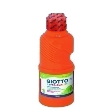 F53110300-TEMPERA GIOTTO LIQ.FLUO 250 ml NARANJA precio por 1 unidades