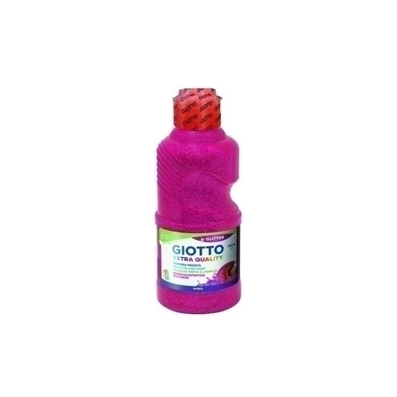 F53120300-TEMPERA GIOTTO LIQ.GLITTER 250 ml MAGENT precio por 1 unidades