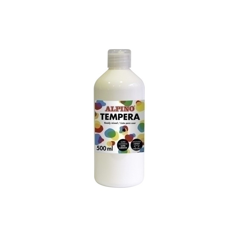 DM010170-TEMPERA ALPINO LIQ. 500 ml BLANCO precio por 1 unidades