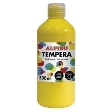 DM010171-TEMPERA ALPINO LIQ. 500 ml AMARILLO precio por 1 unidades