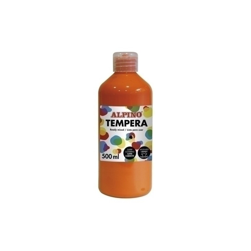 DM010172-TEMPERA ALPINO LIQ. 500 ml NARANJA precio por 1 unidades