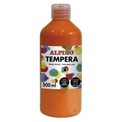DM010172-TEMPERA ALPINO LIQ. 500 ml NARANJA precio por 1 unidades