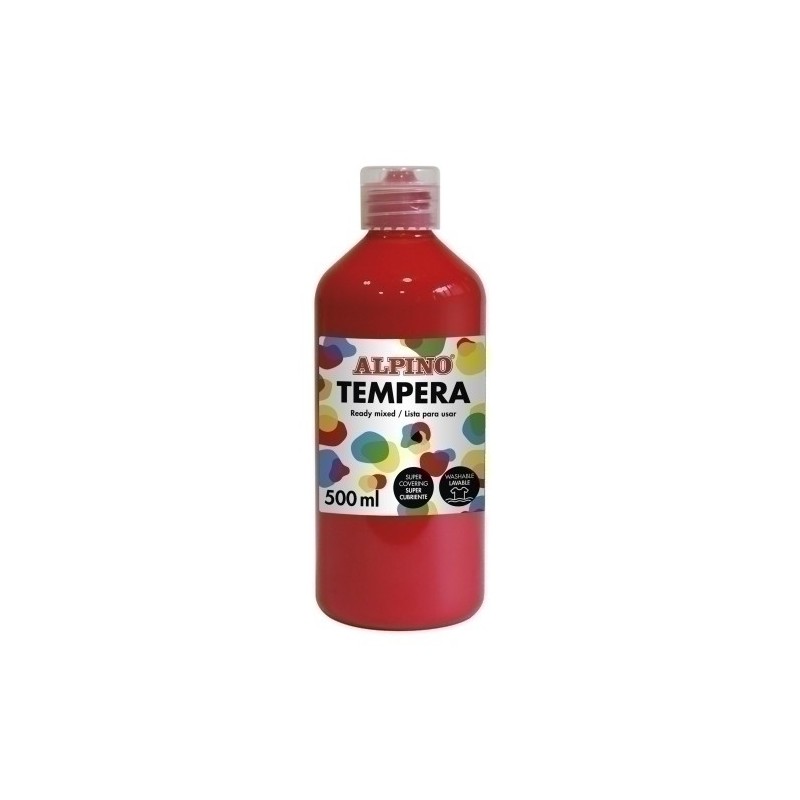 DM010174-TEMPERA ALPINO LIQ. 500 ml ROJO precio por 1 unidades