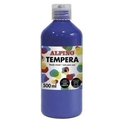 DM010181-TEMPERA ALPINO LIQ. 500 ml AZUL ULTRAMAR precio por 1 unidades