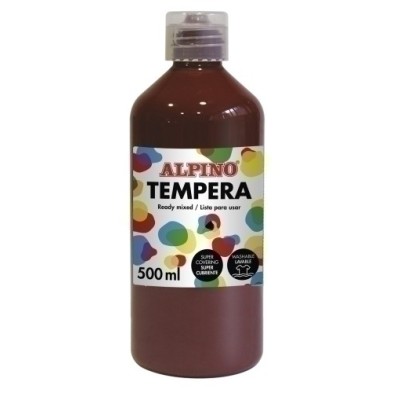 DM010177-TEMPERA ALPINO LIQ. 500 ml MARRON precio por 1 unidades