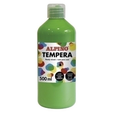 DM010178-TEMPERA ALPINO LIQ. 500 ml VERDE CLARO precio por 1 unidades