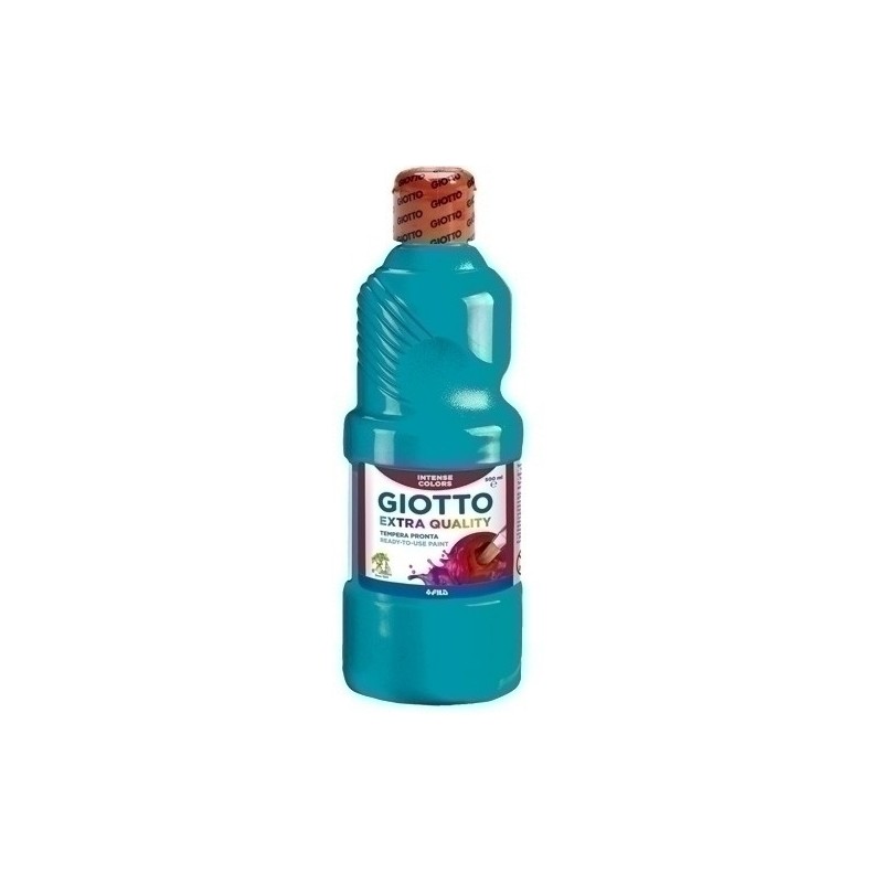 F532818-TEMPERA GIOTTO LIQ. 500 ml TURQUESA precio por 1 unidades