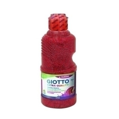 F53120600-TEMPERA GIOTTO LIQ.GLITTER 250 ml ROJO precio por 1 unidades