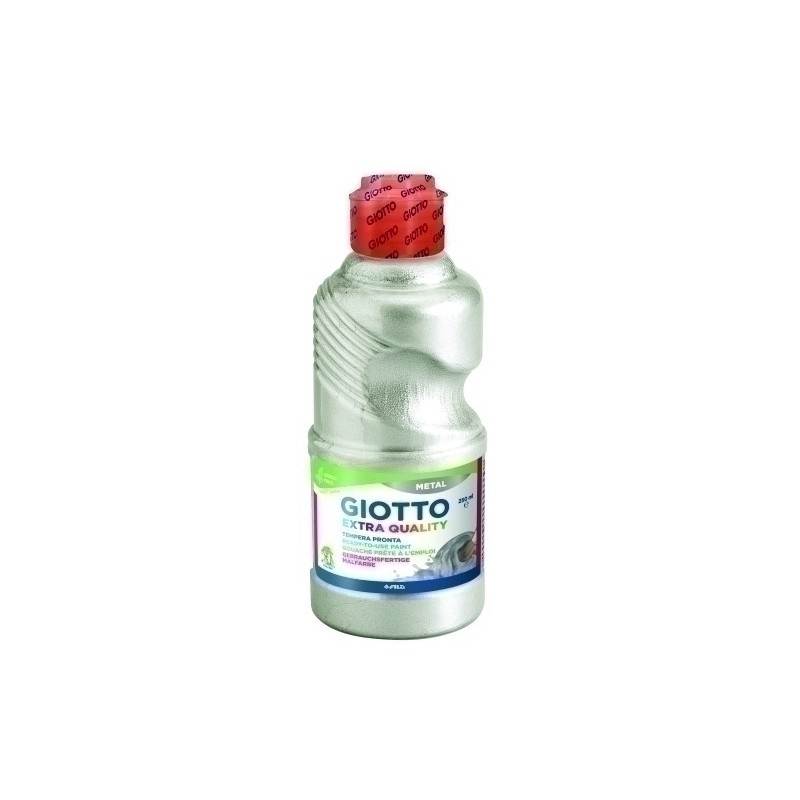 F53140200-TEMPERA GIOTTO LIQ.METAL 250 ml PLATA precio por 1 unidades