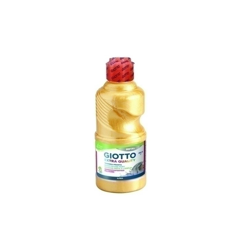 F53140100-TEMPERA GIOTTO LIQ.METAL 250 ml ORO precio por 1 unidades
