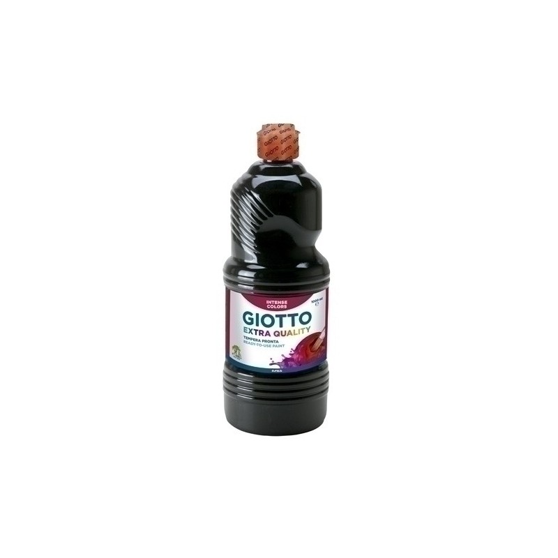 F53342400-TEMPERA GIOTTO LIQ.1000 ml NEGRO precio por 1 unidades