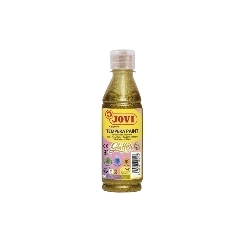 51738-TEMPERA JOVI LIQ.GLITTER 250 ml ORO precio por 1 unidades