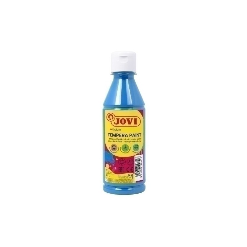 50221-TEMPERA JOVI LIQ. 250 ml AZUL CYAN precio por 1 unidades
