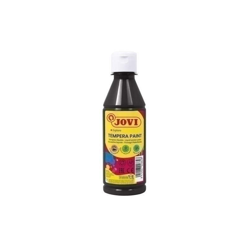 50230-TEMPERA JOVI LIQ. 250 ml NEGRO precio por 1 unidades