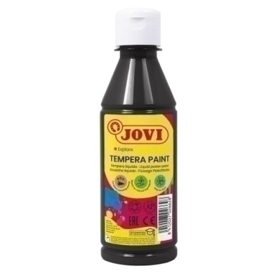 50230-TEMPERA JOVI LIQ. 250 ml NEGRO precio por 1 unidades