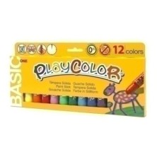 10731-TEMPERA PLAYCOLOR BASIC ONE C/12 precio por 1 unidades