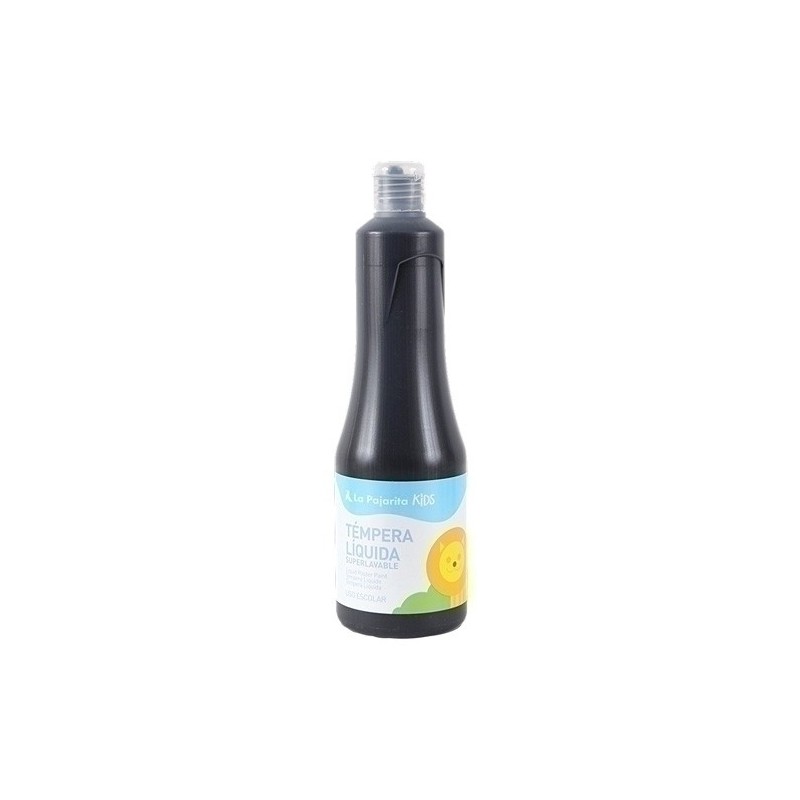 174673-TEMPERA PAJARITA LIQ.500 ml NEGRO TL-12 precio por 1 unidades