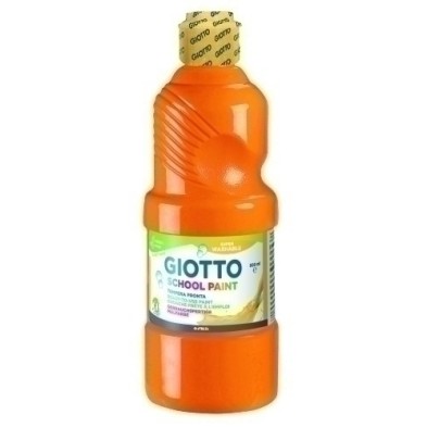 F53530500-TEMPERA GIOTTO LAVAB.LIQ.500 ml NARANJA precio por 1 unidades
