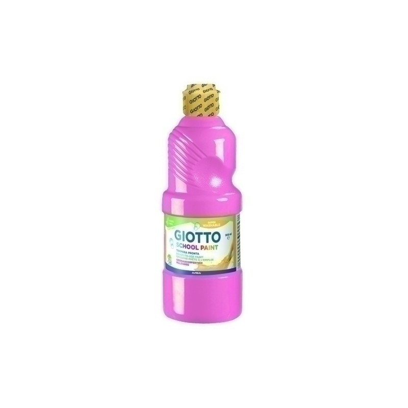 F535306-TEMPERA GIOTTO LAVAB.LIQ.500 ml ROSA precio por 1 unidades