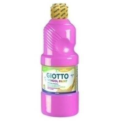 F535306-TEMPERA GIOTTO LAVAB.LIQ.500 ml ROSA precio por 1 unidades