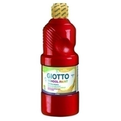 F53530700-TEMPERA GIOTTO LAVAB.LIQ.500 ml ROJO VER precio por 1 unidades