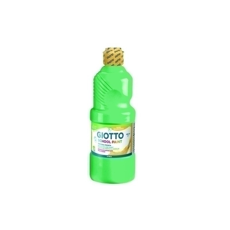 F535318-TEMPERA GIOTTO LAVAB.LIQ.500 ml TURQUESA precio por 1 unidades