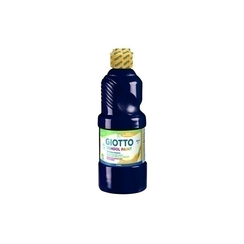 F535324-TEMPERA GIOTTO LAVAB.LIQ.500 ml NEGRO precio por 1 unidades