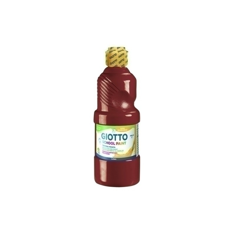 F535328-TEMPERA GIOTTO LAVAB.LIQ.500 ml CASTAÑO precio por 1 unidades