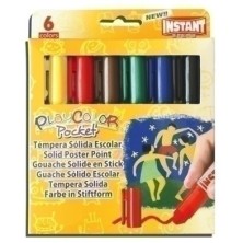 10511-TEMPERA PLAYCOLOR BASIC POCKET C/6 precio por 1 unidades