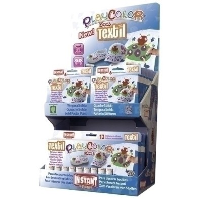 10441-TEMPERA INSTANT PLAYC. TEXTIL ONE EX.144 precio por 1 unidades