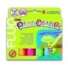 10431-TEMPERA PLAYCOLOR FLUO ONE C/6 precio por 1 unidades