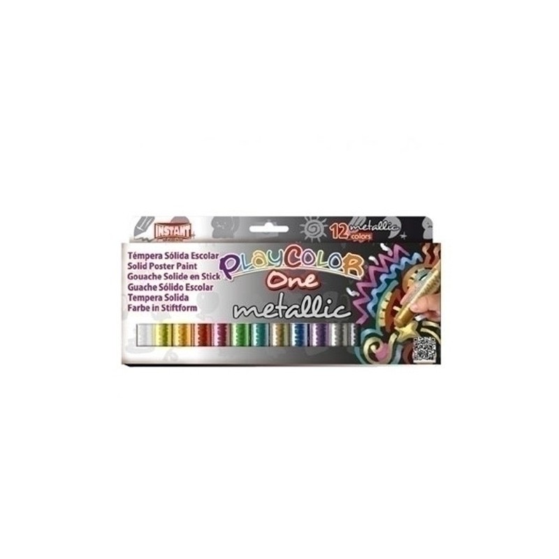 10121-TEMPERA PLAYCOLOR MET. ONE C/12 precio por 1 unidades