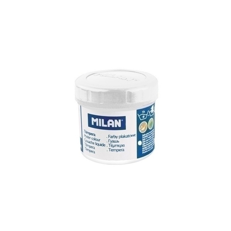 0321006-TEMPERA MILAN 40 ml BLANCO precio por 6 unidades