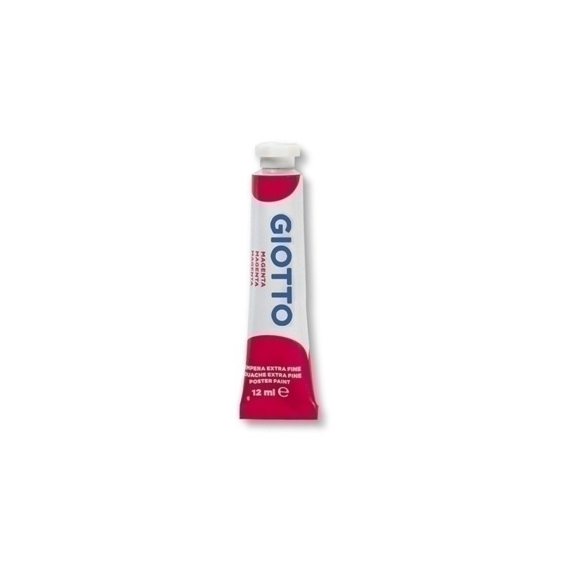 F35201000-TEMPERA GIOTTO 12 ml (tubo)  MAGENTA precio por 6 unidades