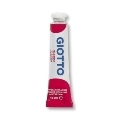 F35201000-TEMPERA GIOTTO 12 ml (tubo)  MAGENTA precio por 6 unidades