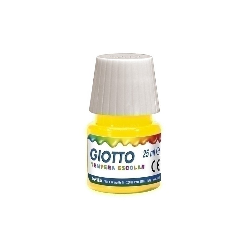 F356902-TEMPERA GIOTTO 25 ml AMARILLO precio por 6 unidades