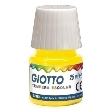 F356902-TEMPERA GIOTTO 25 ml AMARILLO precio por 6 unidades
