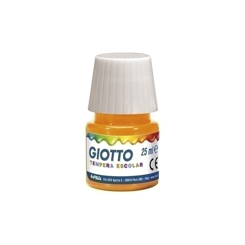 F356905-TEMPERA GIOTTO 25 ml NARANJA precio por 6 unidades
