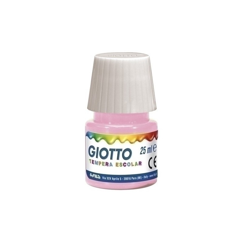 F356906-TEMPERA GIOTTO 25 ml ROSA precio por 6 unidades