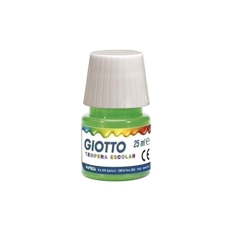 F356912-TEMPERA GIOTTO 25 ml VERDE precio por 6 unidades